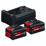 Bosch Starter-Set 2x EXBA18V-55 + GAL12V/18V-80