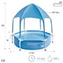 Intex Piscina Metal Frame 183X38Cm Con Toldo