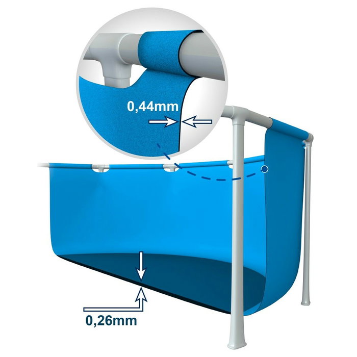Intex Piscina Metal Frame 183X38Cm Con Toldo Intex Piscina Metal Frame 183X38Cm Con Toldo