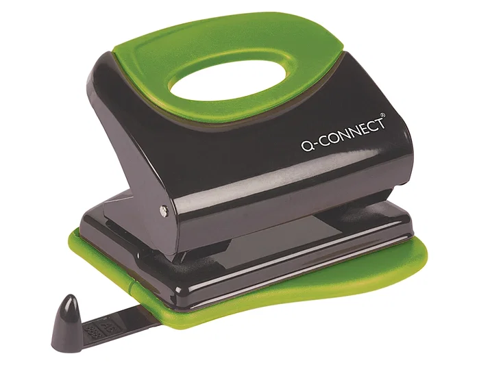 Q-connect Taladrador Metálico KF00995 con Empuñadura de Caucho, Capacidad 20 Hojas Q-connect Taladrador Metálico KF00995 con Empuñadura de Caucho, Capacidad 20 Hojas