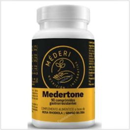 Mederi Medertone 90 Cap. Complemento alimenticio con Rhodiola y Ginkgo Biloba para la circulación periférica y rendimiento cognitivo