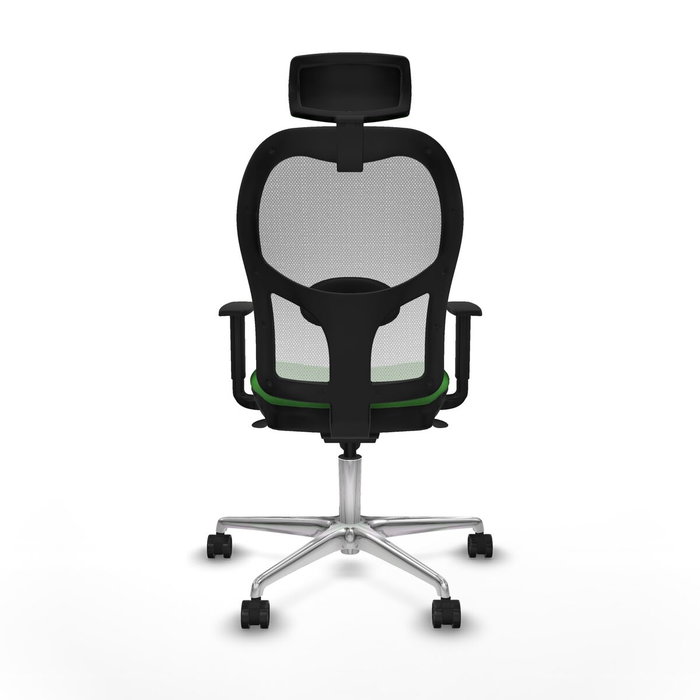 PIQUERAS Y CRESPO Silla de oficina Jorquera con mecanismo sincro, verde y blanco PIQUERAS Y CRESPO Silla de oficina Jorquera con mecanismo sincro, verde y blanco