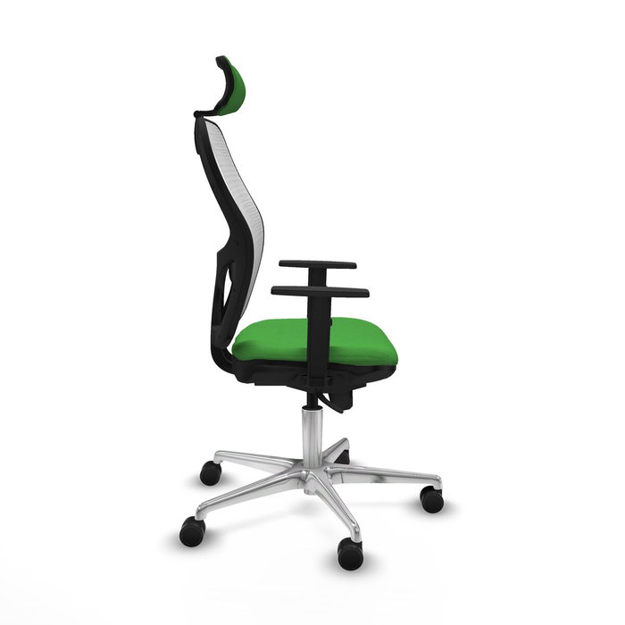 PIQUERAS Y CRESPO Silla de oficina Jorquera con mecanismo sincro, verde y blanco PIQUERAS Y CRESPO Silla de oficina Jorquera con mecanismo sincro, verde y blanco