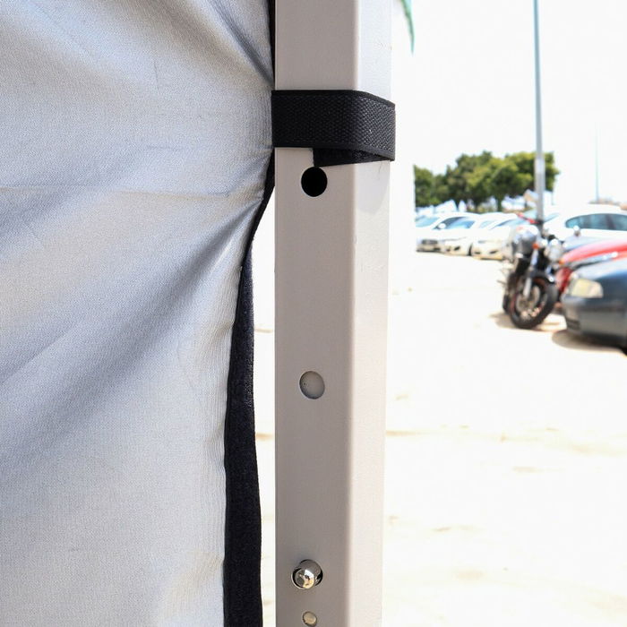 Pared de Carpa OCC Motorsport OCCCARP31 Racing Negro Poliéster 420D Oxford 3 x 2 m Ventana 2 Unidades