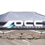 OCC Motorsport Pared Lateral OCCCARP31 con Ventana para Carpa de 3x2 m, Negro, Tejido Oxford 420, Pack de 2 Unidades