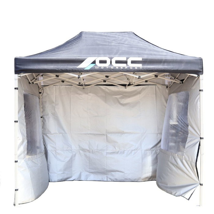 Occ Motorsport 2X Pared Carpa Negra con Ventana 3x2m Oxford 420