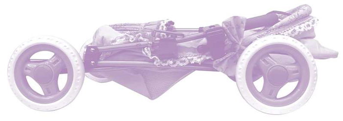 Coche De Muñeca Plegable Fantasy 60x38x65 cm Coche De Muñeca Plegable Fantasy 60x38x65 cm
