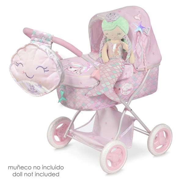 Coche De Muñeca Plegable Fantasy 60x38x65 cm Coche De Muñeca Plegable Fantasy 60x38x65 cm