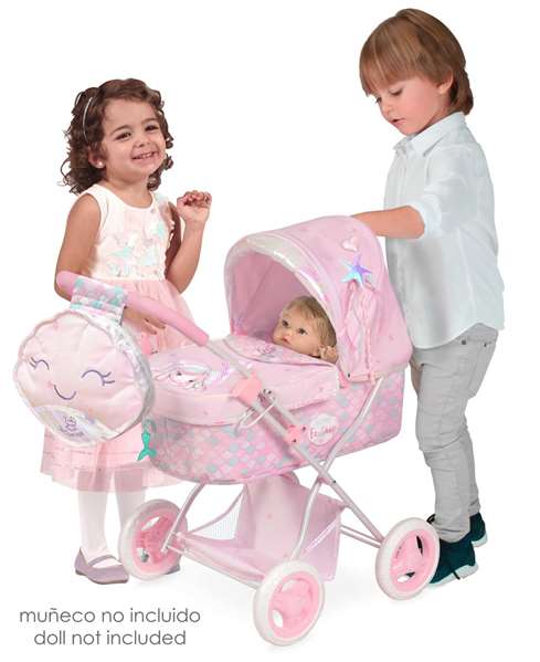 Coche De Muñeca Plegable Fantasy 60x38x65 cm Coche De Muñeca Plegable Fantasy 60x38x65 cm