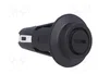 Stelvio Kontek Portafusibles 5x20mm 10A Negro