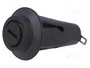 Stelvio Kontek Portafusibles 5x20mm 10A Negro