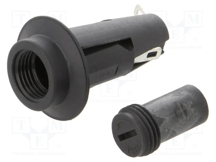 Stelvio Kontek Portafusibles 5x20mm 10A Negro Stelvio Kontek Portafusibles 5x20mm 10A Negro