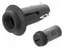 Stelvio Kontek Portafusibles 5x20mm 10A Negro