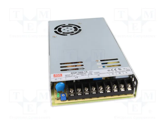 MEAN WELL RSP-320-15 321W 15V DC MEAN WELL RSP-320-15 321W 15V DC