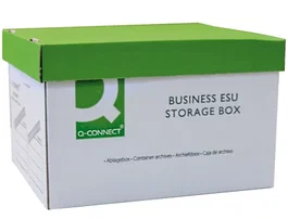 Q-connect Cajón de cartón para 3 cajas de archivo definitivo A4 lomo 100 mm