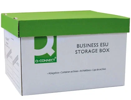 Q-connect Cajón de cartón para 3 cajas de archivo definitivo A4 lomo 100 mm Q-connect Cajón de cartón para 3 cajas de archivo definitivo A4 lomo 100 mm