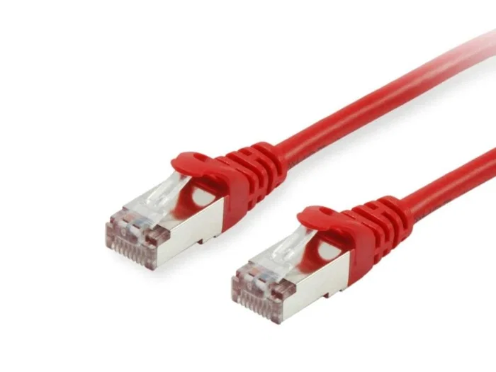 Equip 605522 Cable de Red Ethernet Cat6 S/FTP (S-STP) Blindado Gigabit 3 m, Rojo, Libre de Halógenos, Plug & Play, PoE+ Equip 605522 Cable de Red Ethernet Cat6 S/FTP (S-STP) Blindado Gigabit 3 m, Rojo, Libre de Halógenos, Plug & Play, PoE+