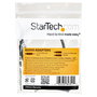 StarTech.com Adaptador de Auriculares con Micrófono Mini-Jack 3,5mm 4 Pines a 2x3,5mm Separados M-H - 0,2m Negro