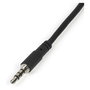 StarTech.com Adaptador de Auriculares con Micrófono Mini-Jack 3,5mm 4 Pines a 2x3,5mm Separados M-H - 0,2m Negro