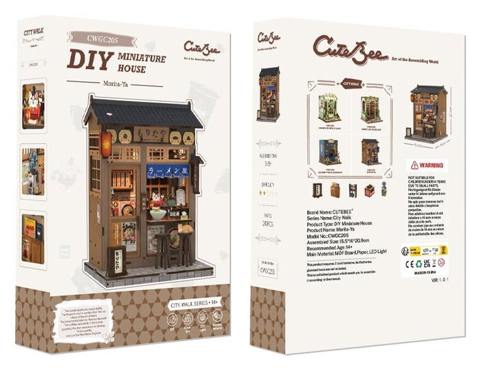 Maqueta Model Kit Miniature House Morita-Ya 21 x 16 cm