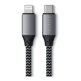 Satechi USB-C a Lightning 0,25 m Black/Grey