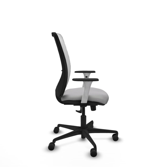PIQUERAS Y CRESPO Silla de oficina Zulema con mecanismo Sincro, Gris claro y Blanco PIQUERAS Y CRESPO Silla de oficina Zulema con mecanismo Sincro, Gris claro y Blanco