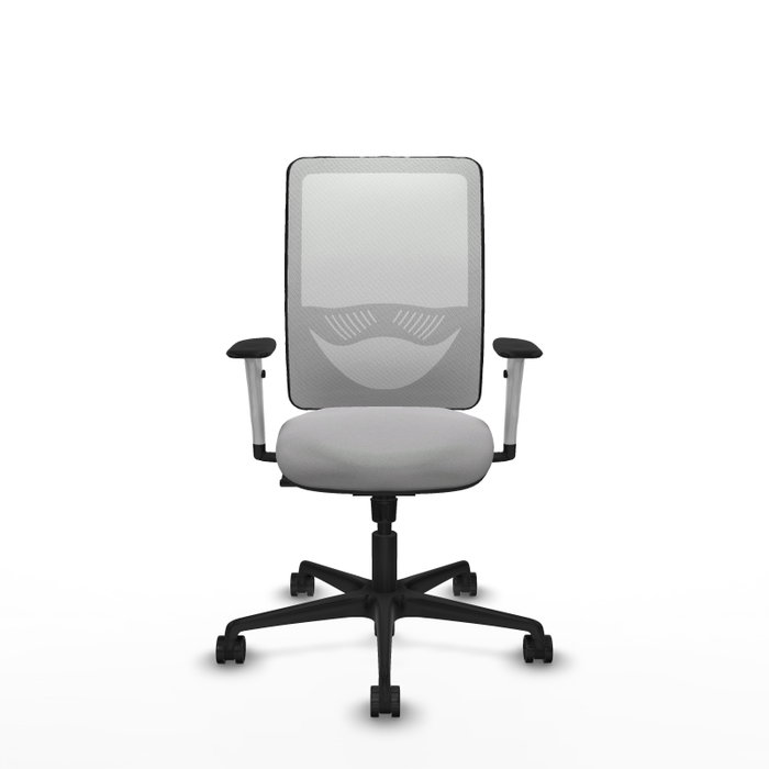 PIQUERAS Y CRESPO Silla de oficina Zulema con mecanismo Sincro, Gris claro y Blanco PIQUERAS Y CRESPO Silla de oficina Zulema con mecanismo Sincro, Gris claro y Blanco