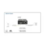 Eaton Tripp Lite N785-INT-PLCMM1 Convertidor de Medio Fibra/Cobre Gigabit 1000 Mbit/s 850nm, PoE+ (802.3at), 550m, LC, Negro