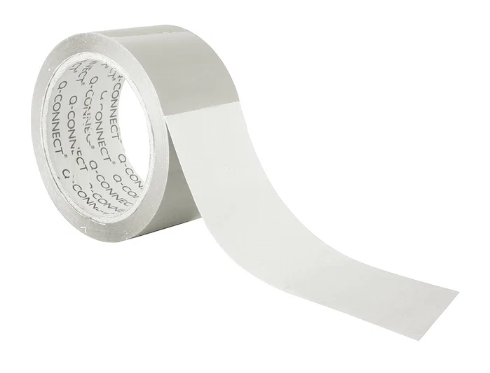 Q-connect Cinta adhesiva de polipropileno transparente 132 m x 50 mm, precinto para embalaje, 45 micras Q-connect Cinta adhesiva de polipropileno transparente 132 m x 50 mm, precinto para embalaje, 45 micras