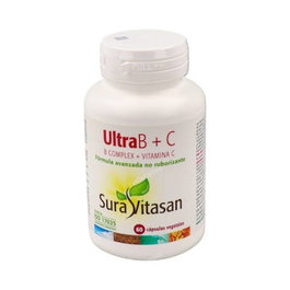 SURA VITASAN Ultra B Complex + Vitamina C 60 Cápsulas