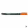 Staedtler Lumocolor 317 M Naranja (Set de 10)