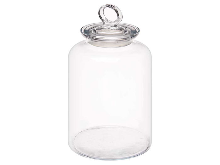 Pasabahce Tarro Kitchen 2640 ml Vidrio con Tapa Silicona Transparente 14 x 25.5 x 14 cm (Set de 6)