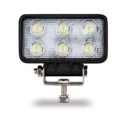 Goodyear - Faro de trabajo rectangular LED, 6 LED, 1200 lúmenes, 18W, 10-30V, para automoción, iluminación auxiliar