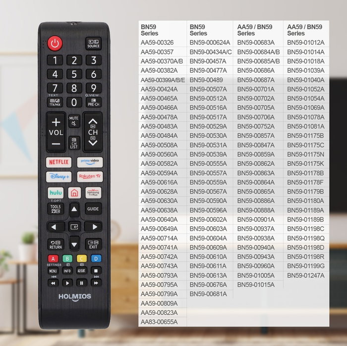 Holmios Mando universal para Samsung Smart TV