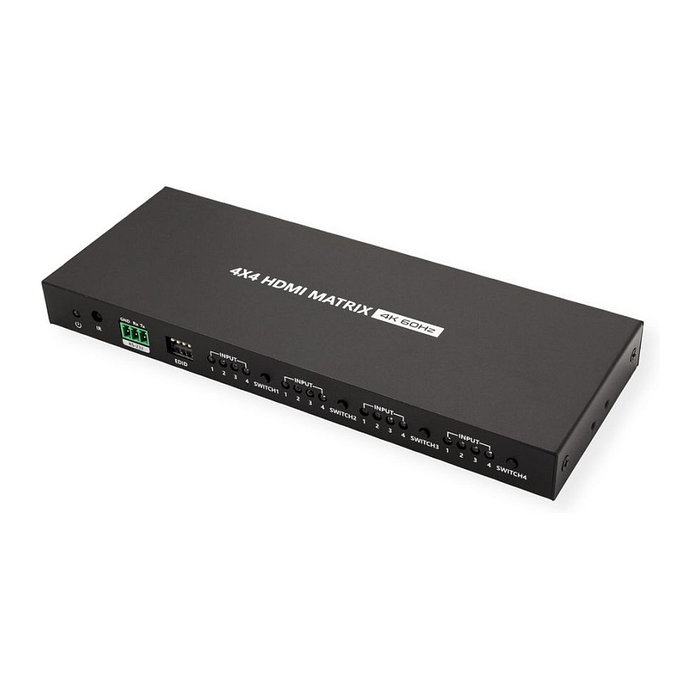 Matriz de conmutación AV 4K HDMI 4x4 14.99.3593 con mando a distancia