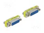 DeLOCK 65113 Cambiador de género D-Sub 26 Pin Macho a Hembra, Plata