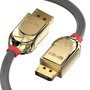 LINDY Gold Line Cable DisplayPort 1.2 de 15 m, Oro