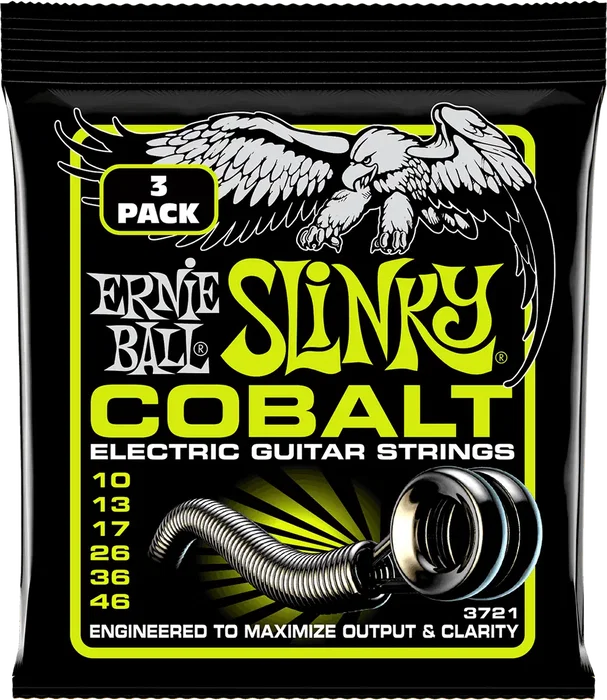 ERNIE BALL Juego Cobalt Regular 10-46 Tripack (3) ERNIE BALL Juego Cobalt Regular 10-46 Tripack (3)