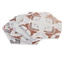DKD Home Decor Set de 4 Posavasos de Dolomita y Corcho Gris 10,8x10,8x0,7 cm