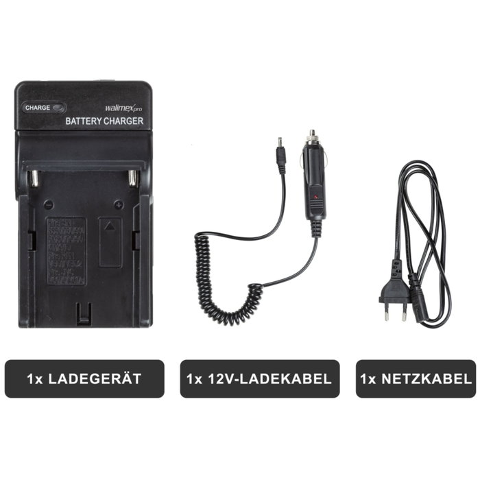 Walimex Cargador NP-F para baterías serie NP-F