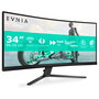 Philips 34M2C3500L/00 Monitor Gaming 86.36 cm/34" Curvo (1500R) WQHD 3440x1440 Fast VA 180Hz 1ms Adaptive Sync HDR10 2x HDMI 2.0 DisplayPort 1.4 Negro