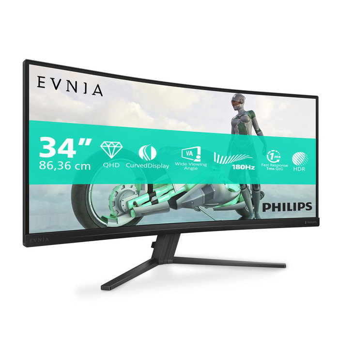 Philips Evnia 34M2C3500L/00 Monitor Gaming Curvo 34 WQHD 180 Hz