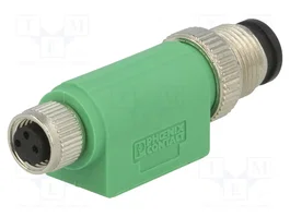 PHOENIX CONTACT Adaptador M12 macho recto a M8 hembra recto 3 pines