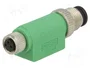 PHOENIX CONTACT Adaptador M12 macho recto a M8 hembra recto 3 pines