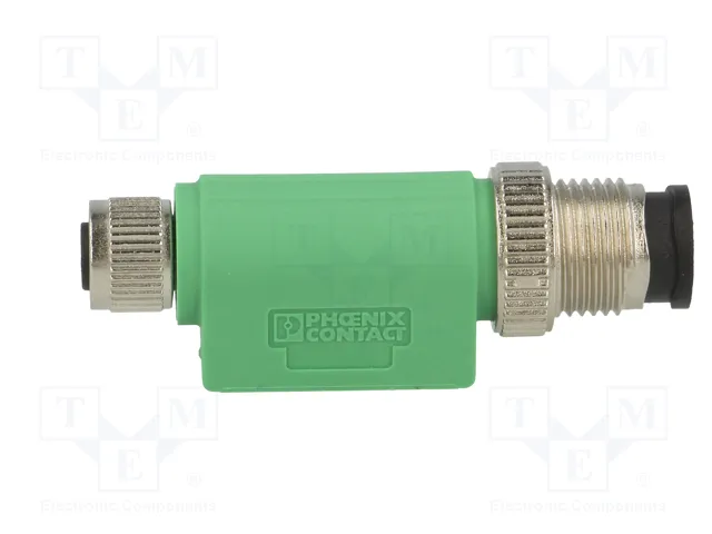 PHOENIX CONTACT Adaptador M12 macho recto a M8 hembra recto 3 pines