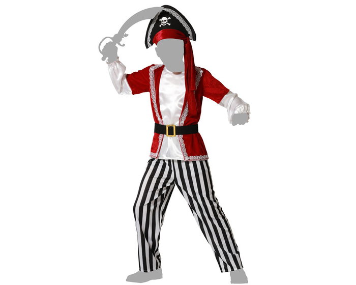 Disfraz Pirata Corsario Multicolor 3-4 Años