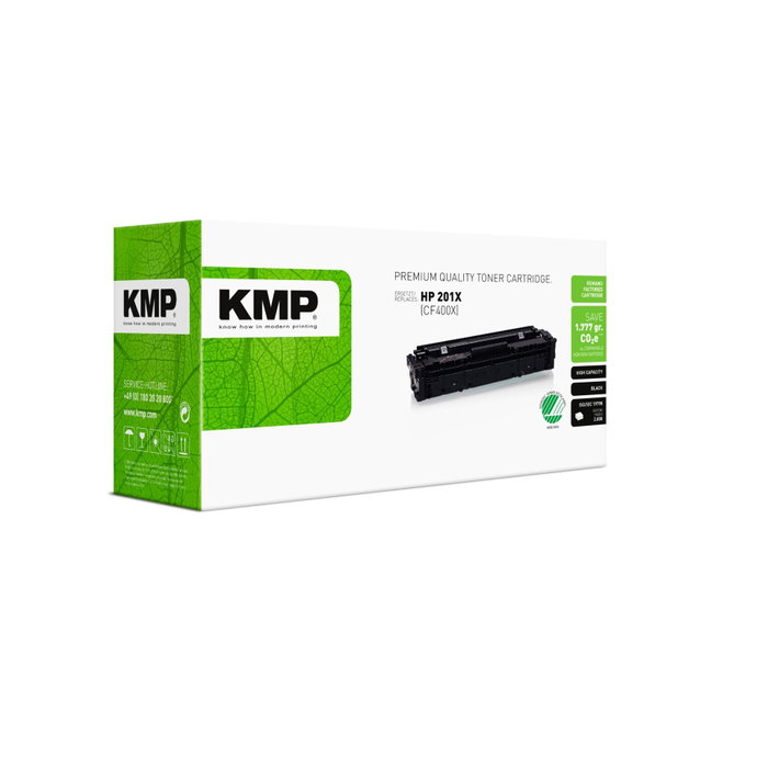 KMP H-T215BX Cartucho de tóner negro compatible con HP CF 400 X