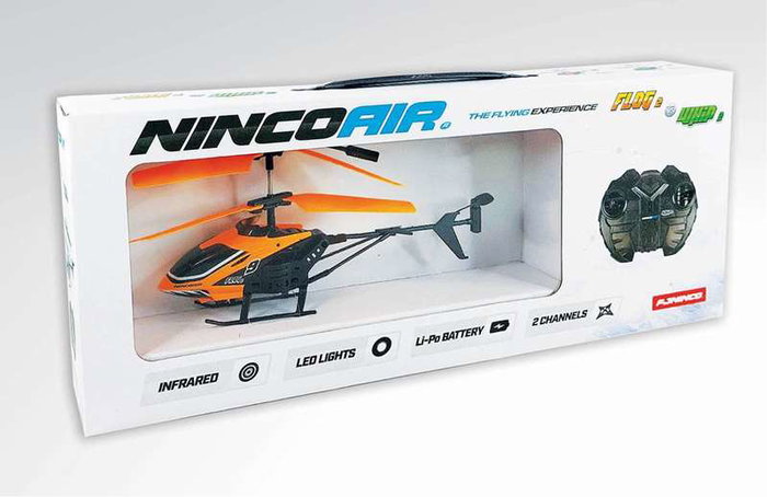 Ninco Helicóptero Radio Control Flog 2 Infrarrojos 2 Canales 21x9,5x15 cm