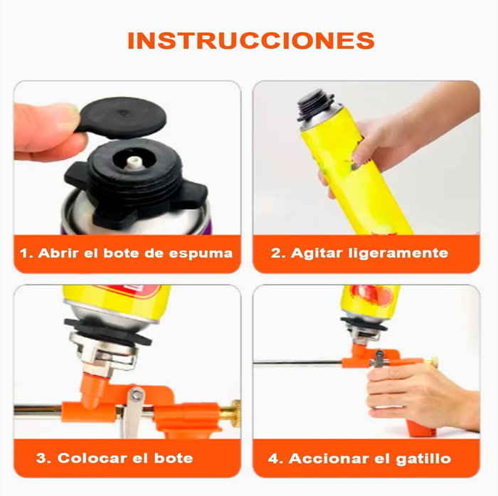 Pistola dosificadora universal SIFER para espuma de poliuretano 2930A