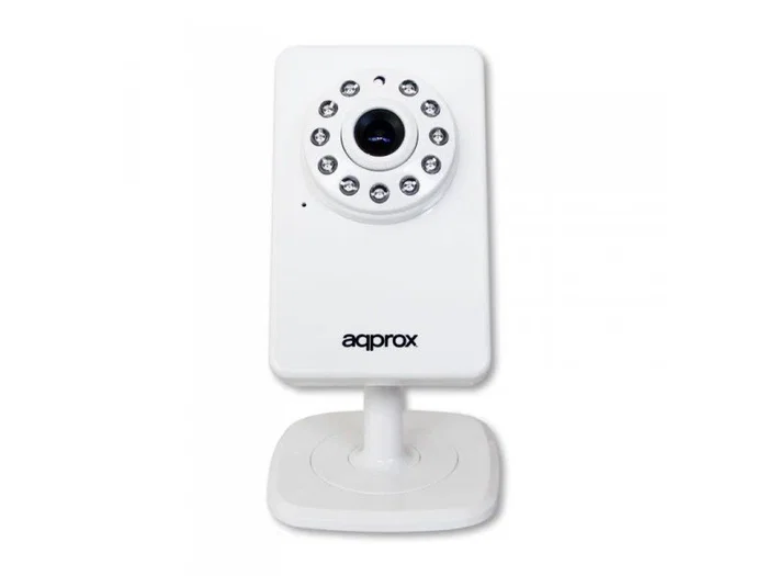 Approx APPIP03HDP2P - Cámara de seguridad IP interior WiFi HD 720p con visión nocturna, audio bidireccional, sensor IRCUT, detección de movimiento y ranura MicroSD